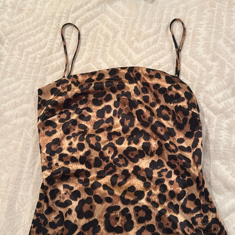 Leopard print dress